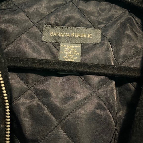 Banana republic black jacket coat - Picture 2 of 3